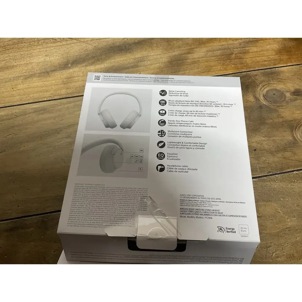 Sony WH-CH720N Wireless Noise Canceling Headphones Bluetooth White.